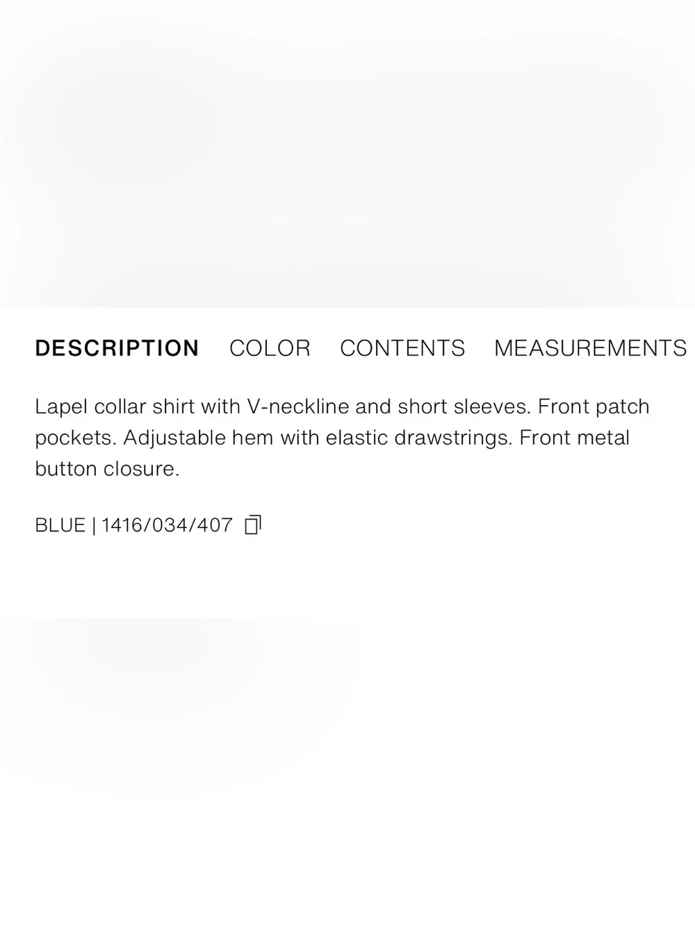ZARA DENIM CROPPED TOP - Picture 14 of 16